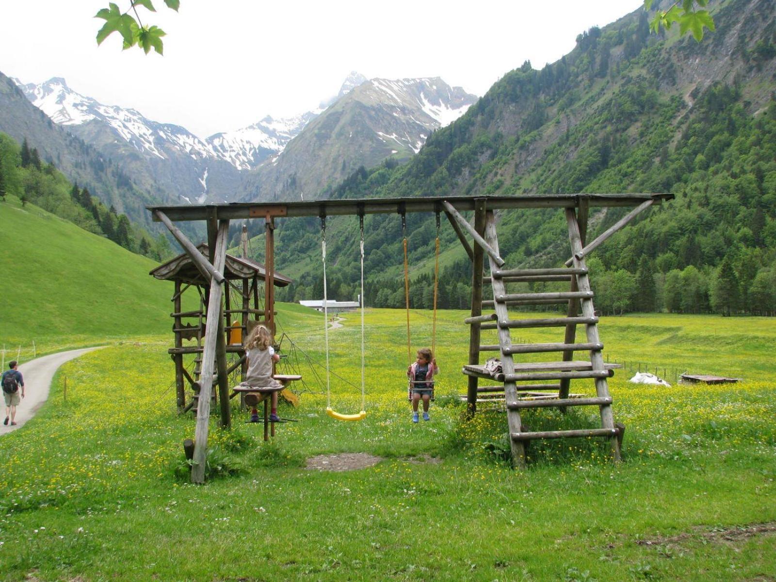 Ferienparadies Spielmannsau Oberstdorf Exterior foto